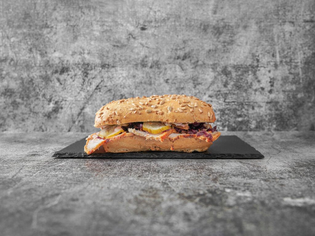 Flæskesteg (Hvidt brød)